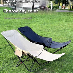 Outdoor Folding Chair Heightened Camping Chair Portable Adjustable