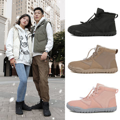 Outdoor Snow Boots Non-slip Waterproof Fleece-lined Insulated Cotton-padded Shoes