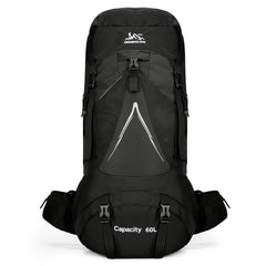New Backpack Outdoor Hiking Bag 60L Large Capacity Nylon Travel Camping Hiking Backpack