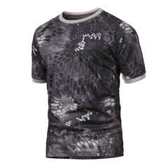 Men's Outdoor Summer Tactical Camouflage T-shirt