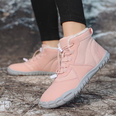 Outdoor Snow Boots Non-slip Waterproof Fleece-lined Insulated Cotton-padded Shoes
