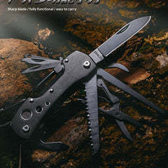 Outdoor Multi-functional Tool Knife Folding Knife Portable Self-defense Mini