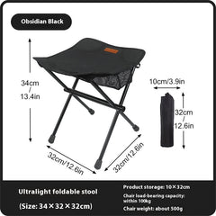 Portable Fishing Stool Ultralight Folding Chair Camping Camp Chair