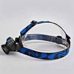Built-in Polymer Rechargeable LED Headlamp Portable Head-mounted Focusing Outdoor Cycling Camping Major Headlamp