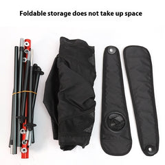 Outdoor Camping Aluminum High Strap Armrest Folding Chair