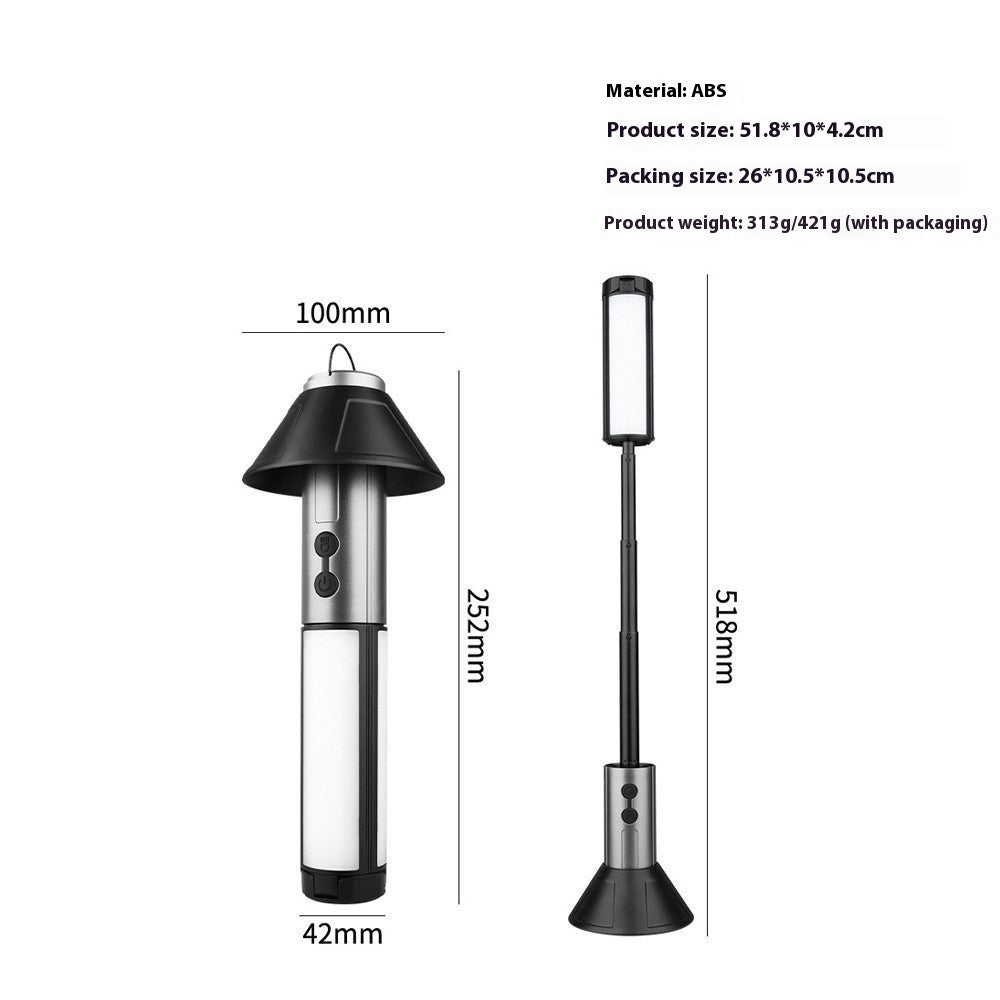 Outdoor Multifunctional Telescopic Folding Camping Lantern