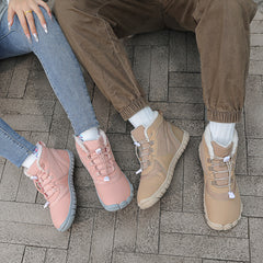 Outdoor Snow Boots Non-slip Waterproof Fleece-lined Insulated Cotton-padded Shoes