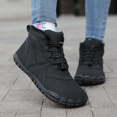 Outdoor Snow Boots Non-slip Waterproof Fleece-lined Insulated Cotton-padded Shoes